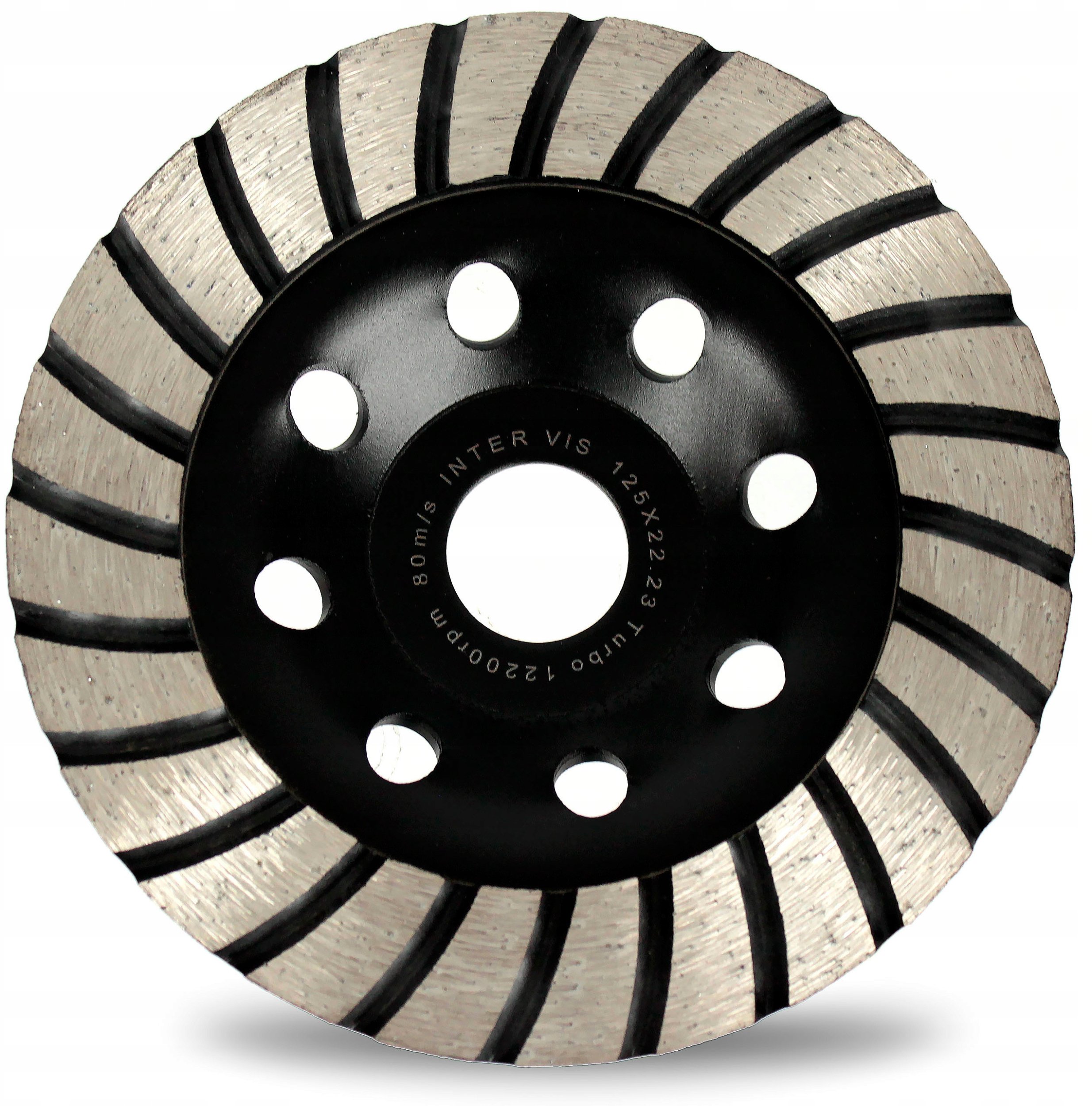 TARCZA DIAMENTOWA GARNKOWA TURBO DO SZLIFOWANIA BETONU KOSTKI 125x22MM