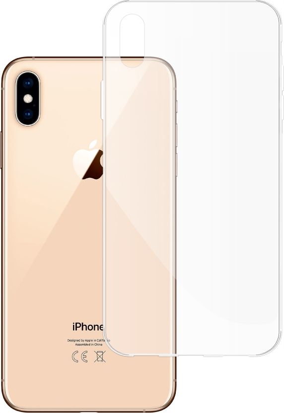 etumi Etui Do Iphone X / Xs Gumowe Slim Clear View Pokrowiec Ochronny / Futerał Obudowa / Ochrona Clear Cover Bezbarwne Slim Case0024