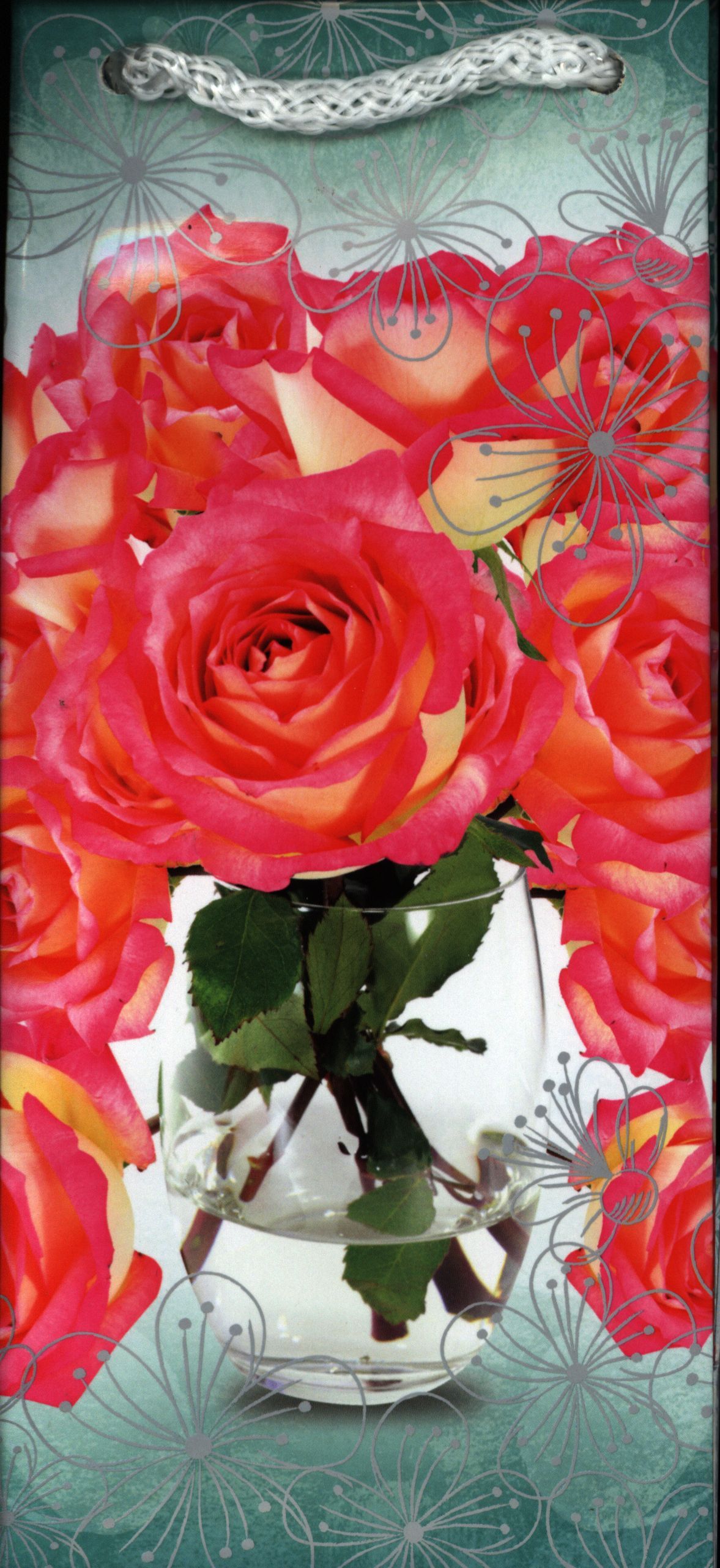 Paw Torebka prezentowa T-7L 10szt. mix 10x22x6cm