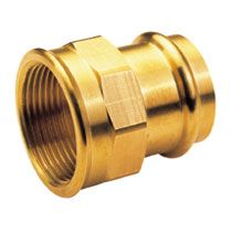 Conex Nypel przejściowy GW B-PRESS P4270G 22x3/4" miedź-brąz - P4270G02206000