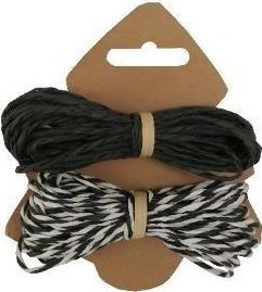 Sznurek papierowy metaliczny 2mmx5m 2szt