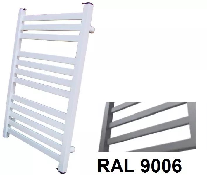 Grzejnik łazienkowy Hydroland GRZEJNIK ŁAZIENKOWY KUMIKO 950X540 RAL 9006 429W// GRŁ-G/K-950X540-RAL