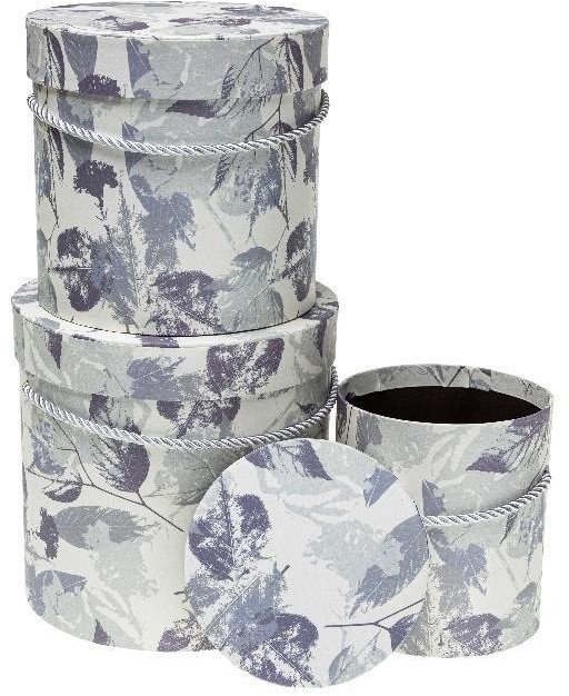 Pudełko Flower Box 3szt liście ROZETTE