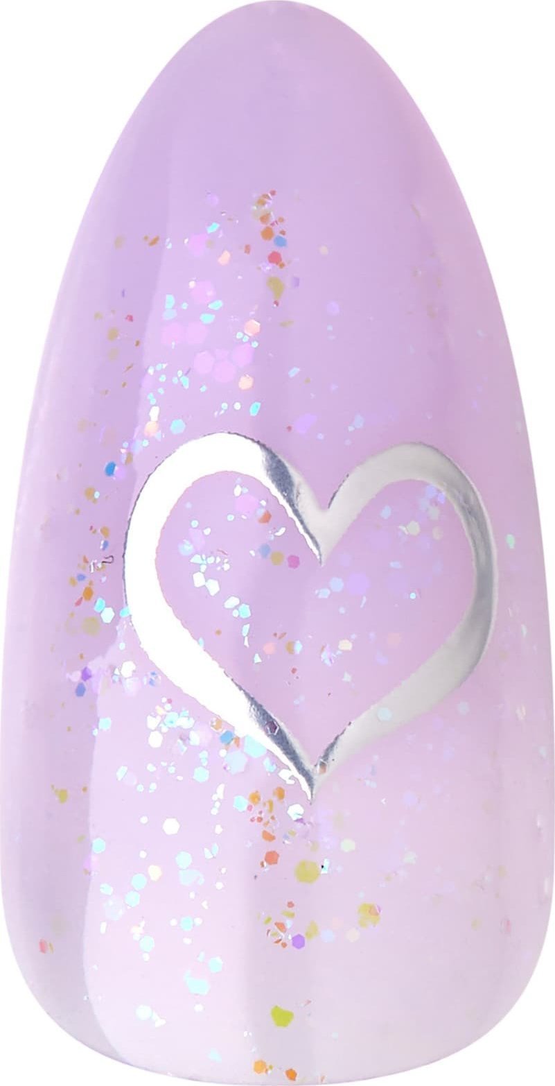 Kiss KISS Sztuczne paznokcie na klej Gel Fantasy Jelly, One Day Jelly, Purple, Medium Almond