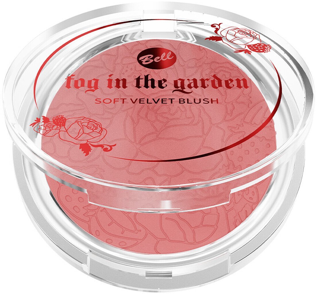 Bell x Fog in the Garden Soft Velvet Róż do policzków Red rose