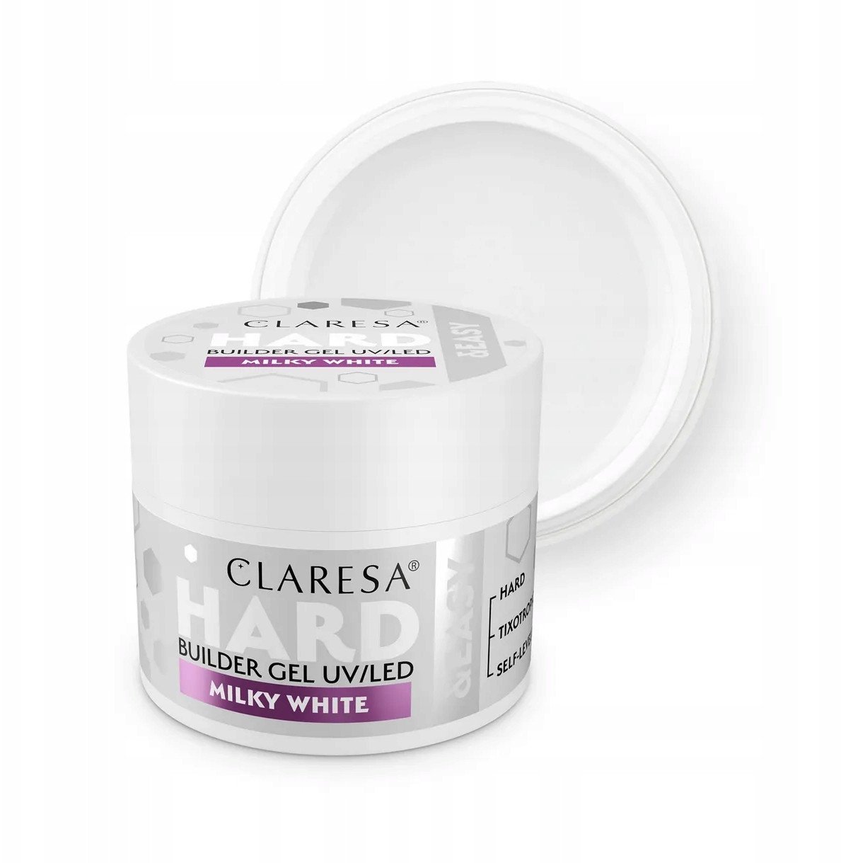 Claresa N Żel Hard&Easy Builder Milky White 12g&