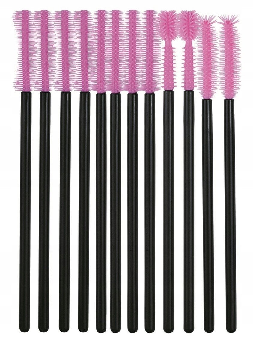 KILLYS_Silikonowe szczoteczki do rzęs i brwi 12szt