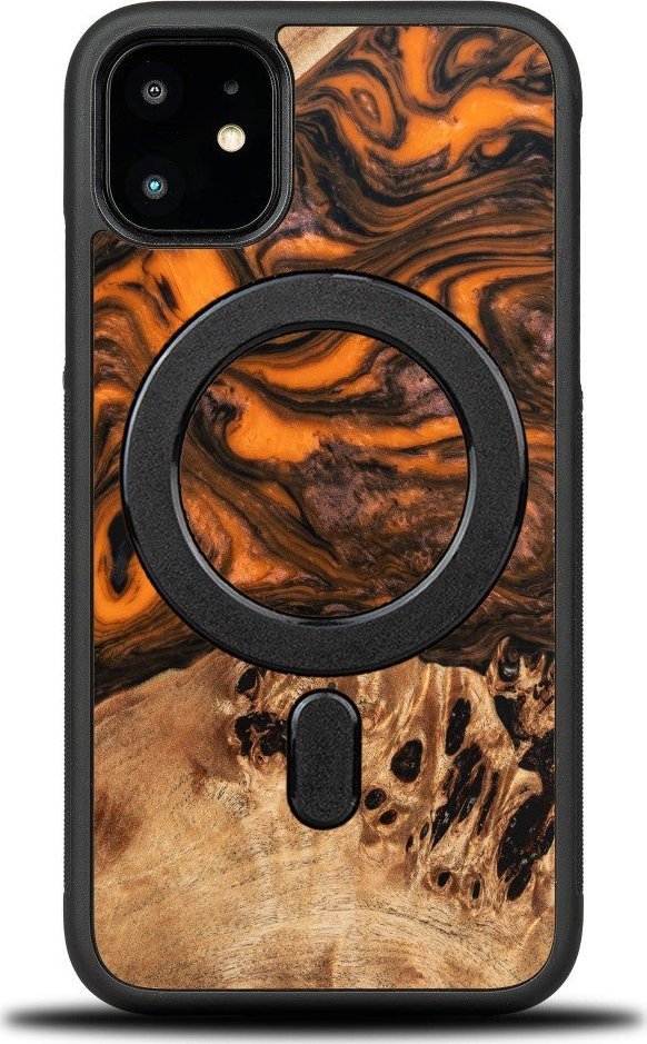 BeWood Etui Bewood Unique na iPhone 11 - Orange z MagSafe