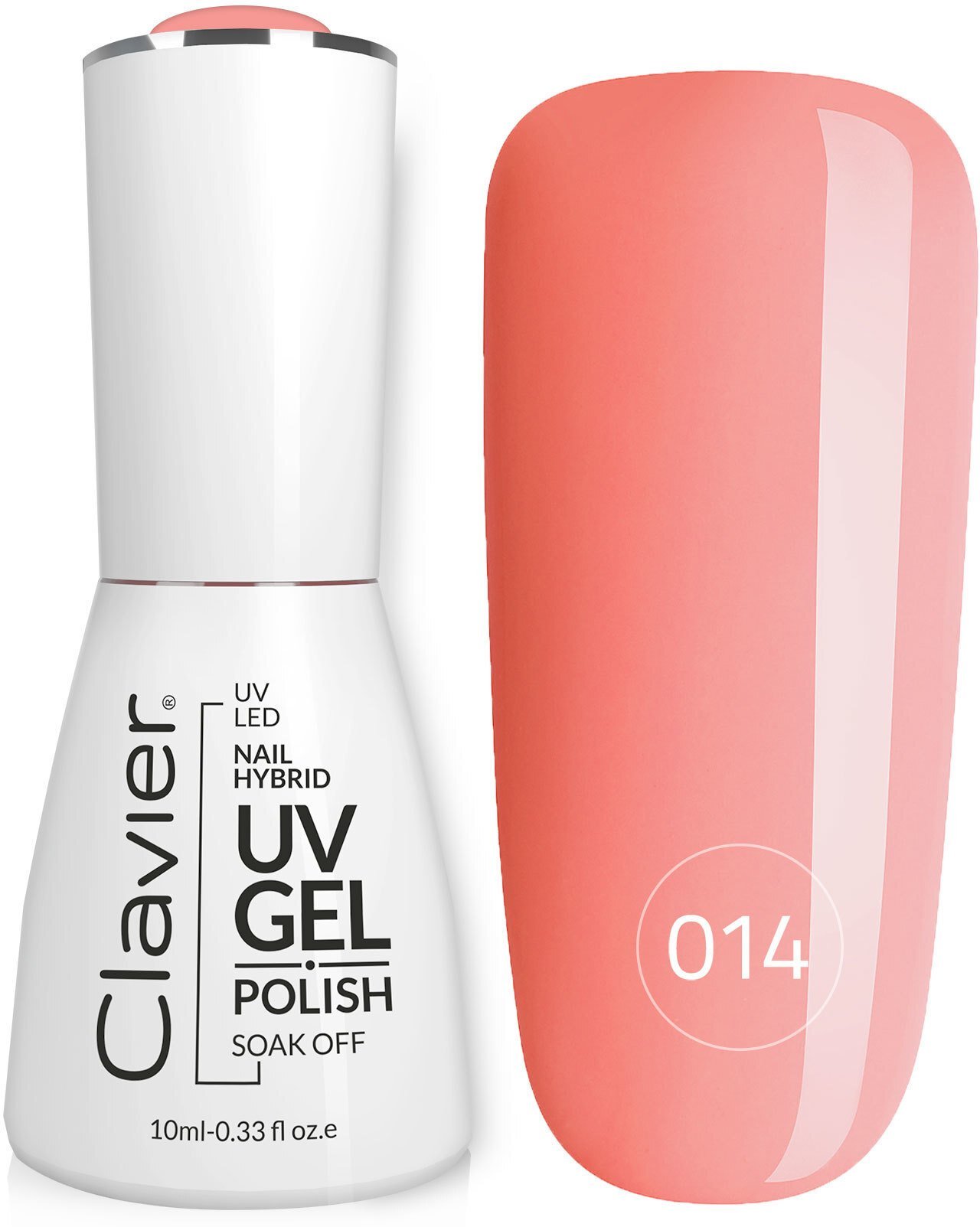 Realac CLAVIER_Nailsology Gel Polish hybrydowy lakier 014 Quite Peachy 8ml