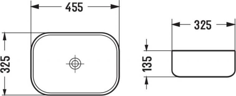 Umywalka Mexen Mexen Rita umywalka nablatowa 45 x 32 cm beżowa kamień - 21084597