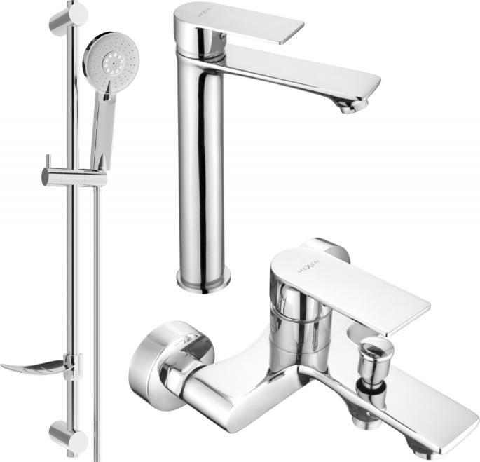 Bateria wannowa Mexen Mexen Royo DF40 zestaw wannowy, chrom - 72213DF40-00