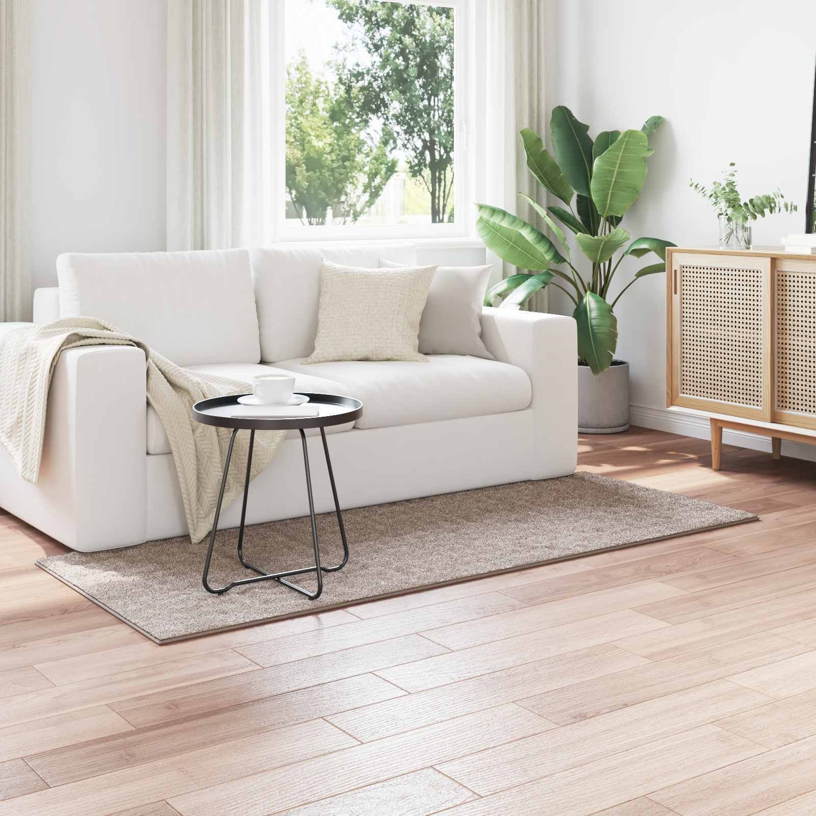 vidaXL Dywany pokojowe Prostokątny piaskowy 200 x 80 cm