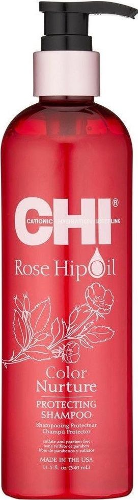 Chi Šampūnas dažytiems plaukams Farouk Systems CHI Rose Hip Oil Color Nuture 340 ml