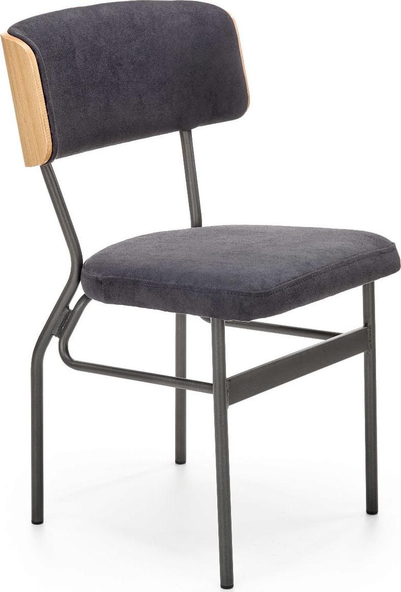 Halmar WNĘTRZARSKIE SMART krzesło KR dąb naturalny/czarny