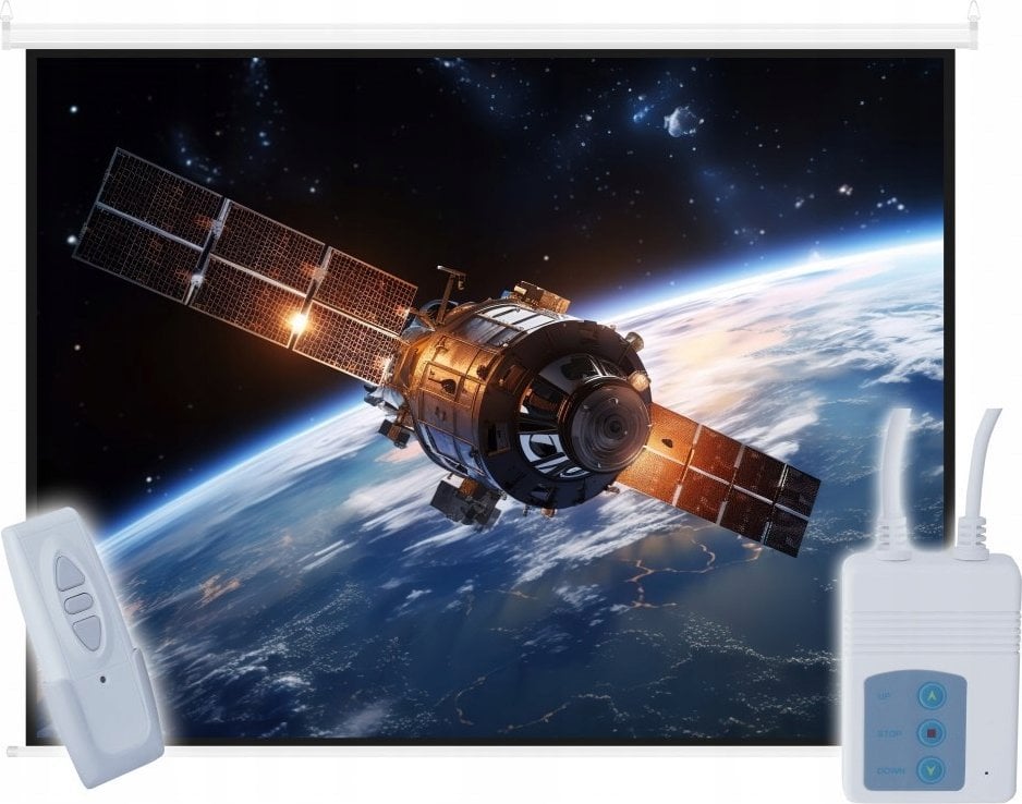 Ekran do projektora Art ART ELECTRIC SCREEN 84inch 213x213cm with remote control EA-84 1:1