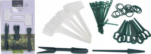 Koopman Akcesoria ogrodnicze tabliczki opaski zestaw 52 szt