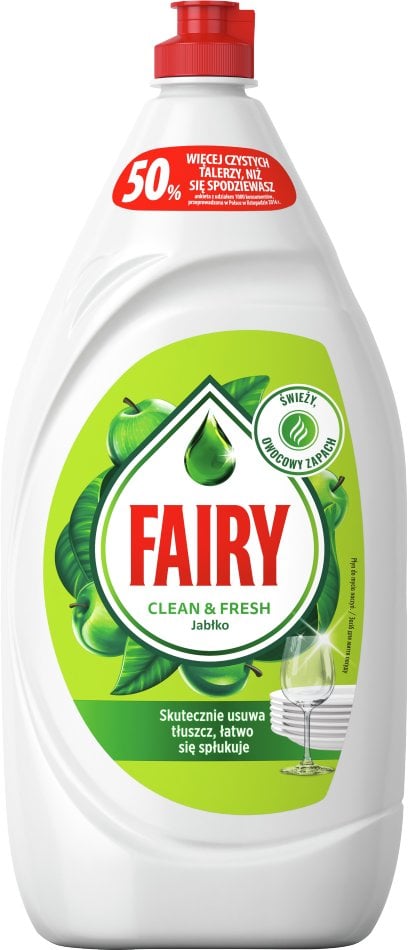 Fairy Płyn do mycia naczyń Clean & Fresh Jabłko 1,35L