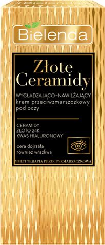 Bielenda Złote ceramidy Krem przeciwzmarszczkowy pod oczy