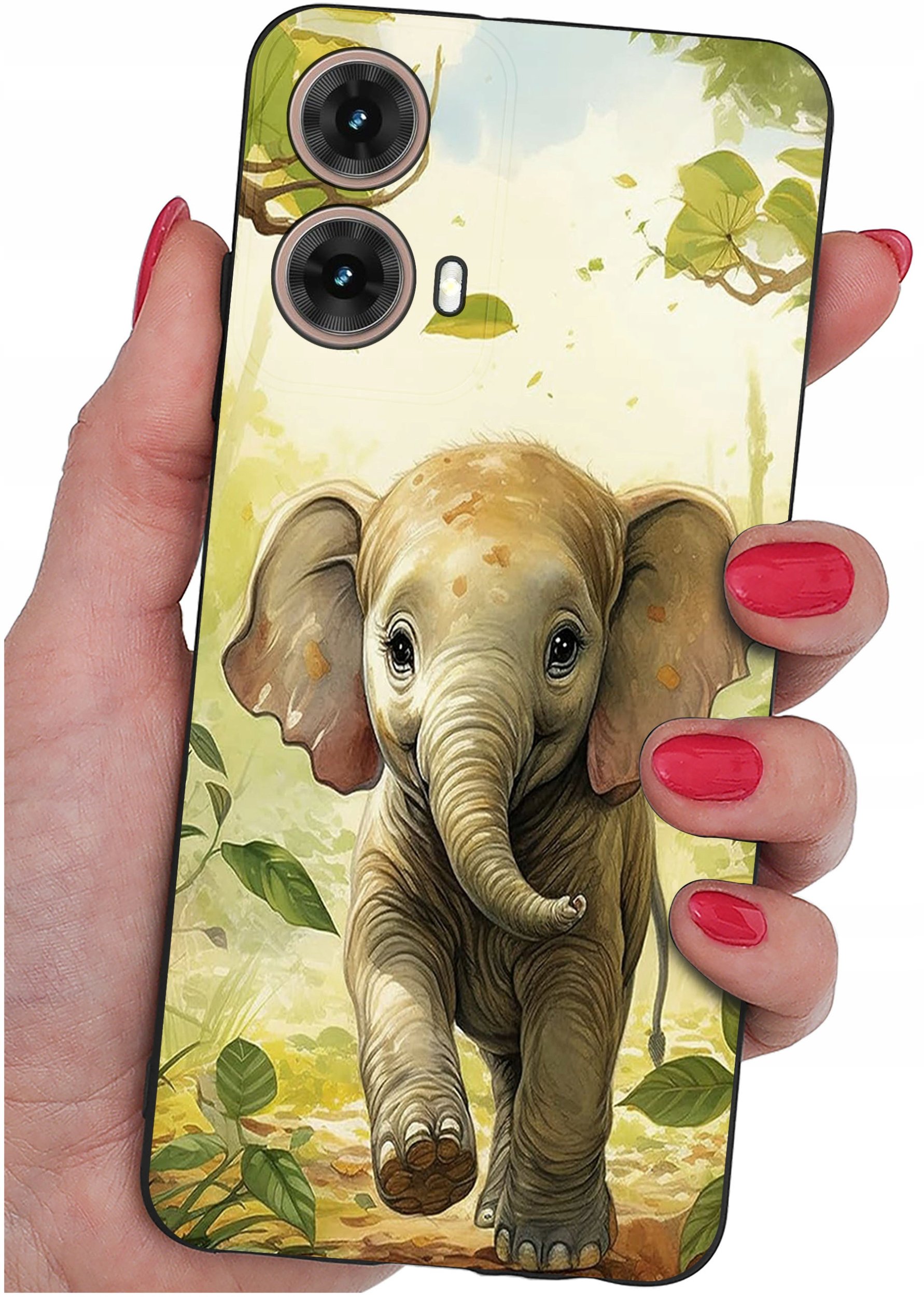 Etui do Motorola Moto G85 5G WZORY |SILIKONOWE MATT CASE