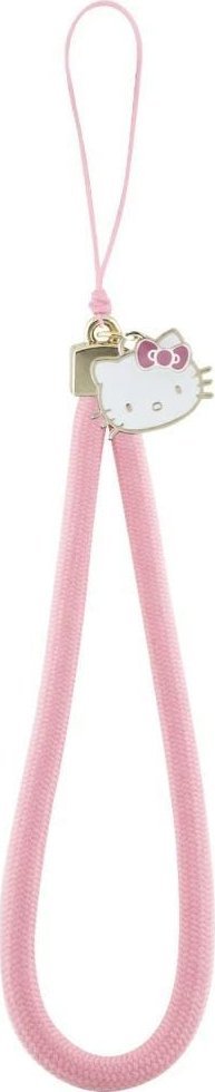 Zawieszka na telefon Hello Kitty Nylon Cord Kitty Head różowy