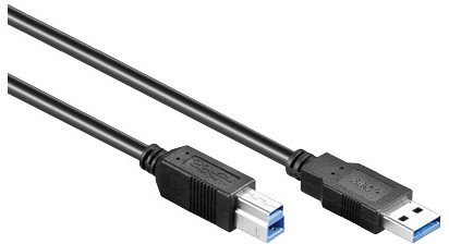 Kabel USB Alcasa USB-A - USB-B 5 m Czarny (2710-S05)