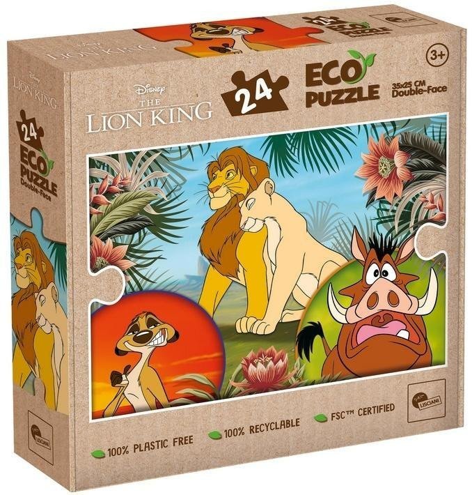 Puzzle 24 Król lew Eko dwustronne