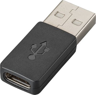 Adapter USB Poly USB-C - USB Czarny (209506-01)