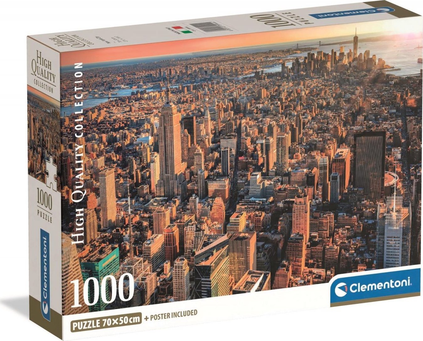 Clementoni Puzzle Compact Nowy Jork 1000 elementów (39944)