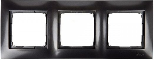 Kontakt-Simon Ramka potrójna SIMON54 uniwersalna antracyt - DR3/48