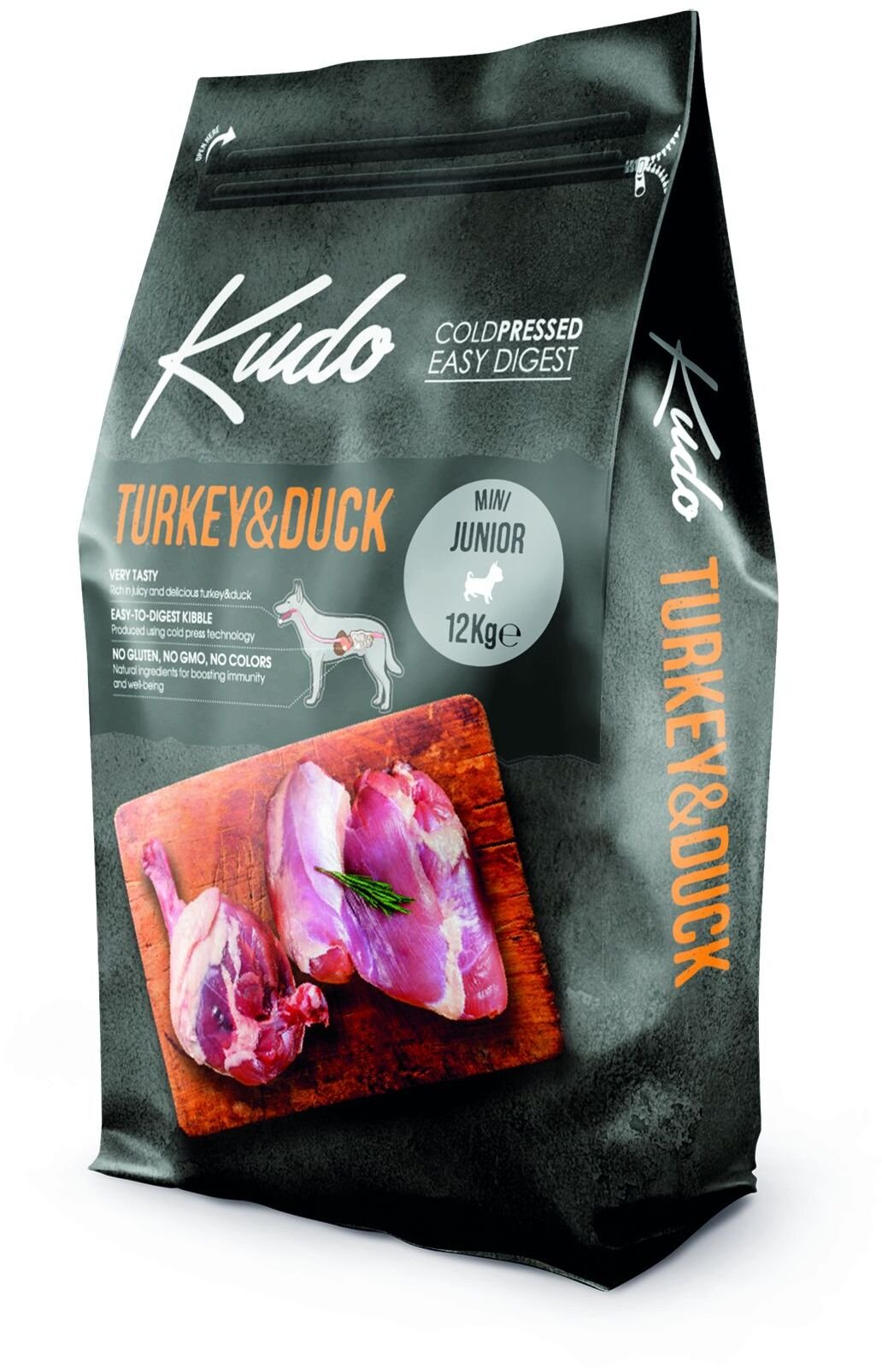 Kudo Indyk&Kaczka Mini Junior 12kg