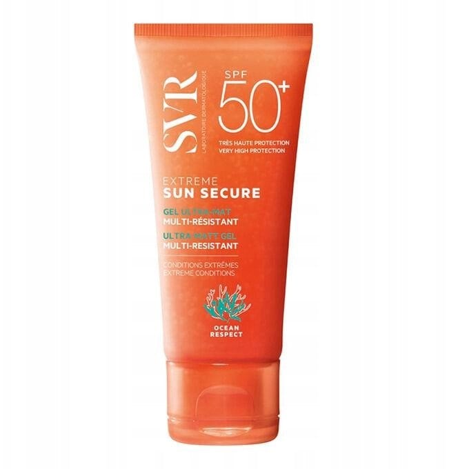 SVR, Sun Secure Extreme, Sun Protection, Sunscreen Gel, For Face, SPF 50+, 50 ml Unisex