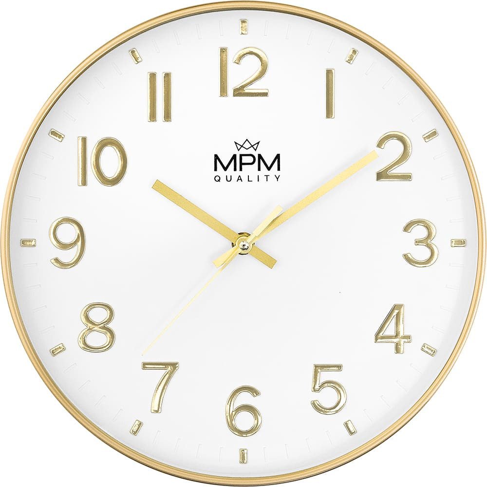 MPM Zegar ścienny E01.4593.80 30 cm czytelny cichy