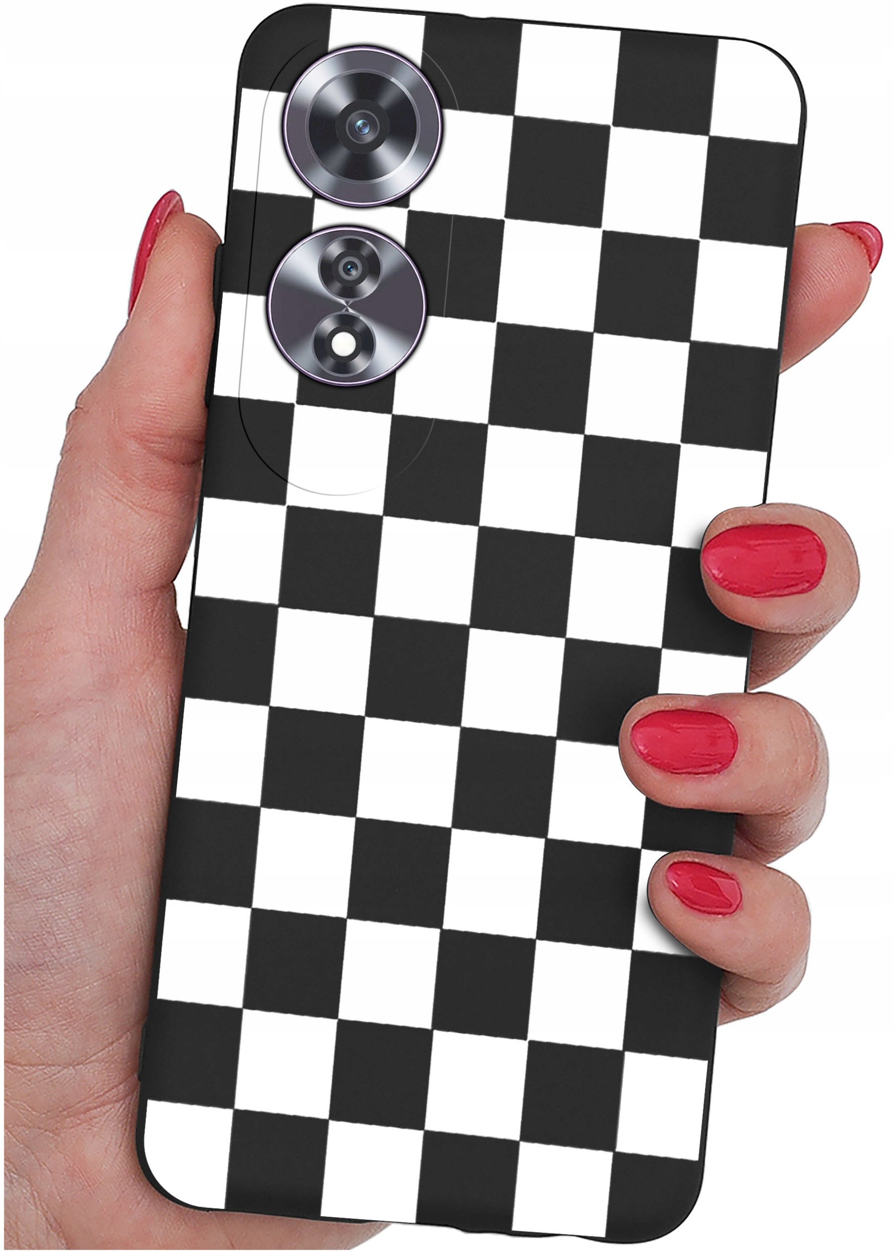 Etui do Oppo A60 4G WZORY |SILIKONOWE MATT CASE + SZKŁO 9H