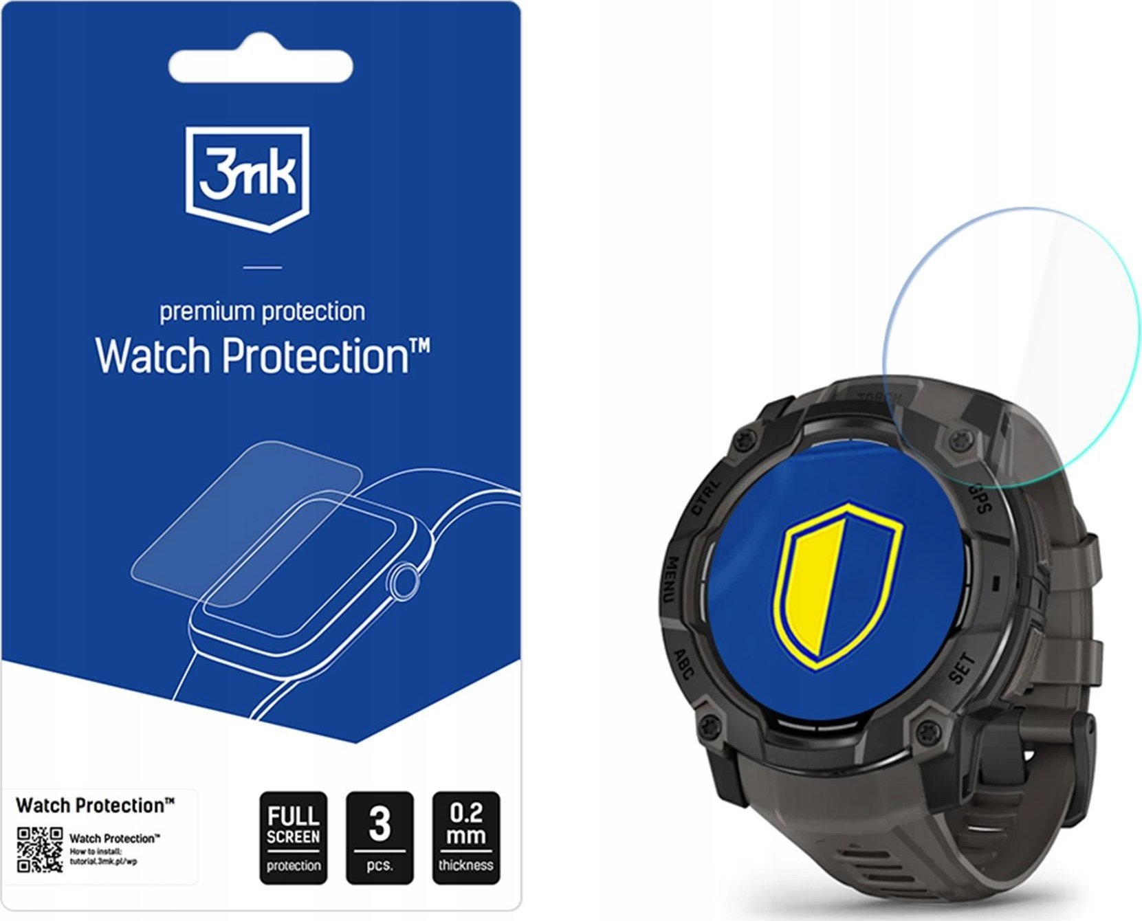 3mk Watch Protection FlexibleGlass pro Garmin Instinct 3 50mm (Amoled, Solar)