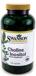 Swanson Cholina & Inozytol 250 kaps.