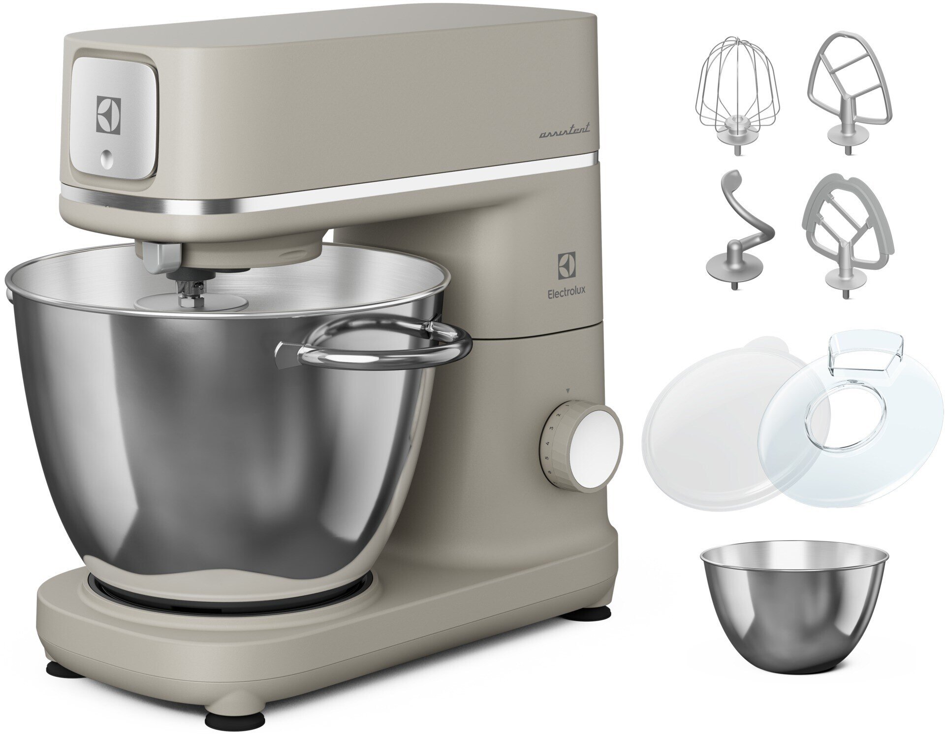 Electrolux E6KM1-4PPT Mikser stojący 1200 W Perłowy, Stal satynowa