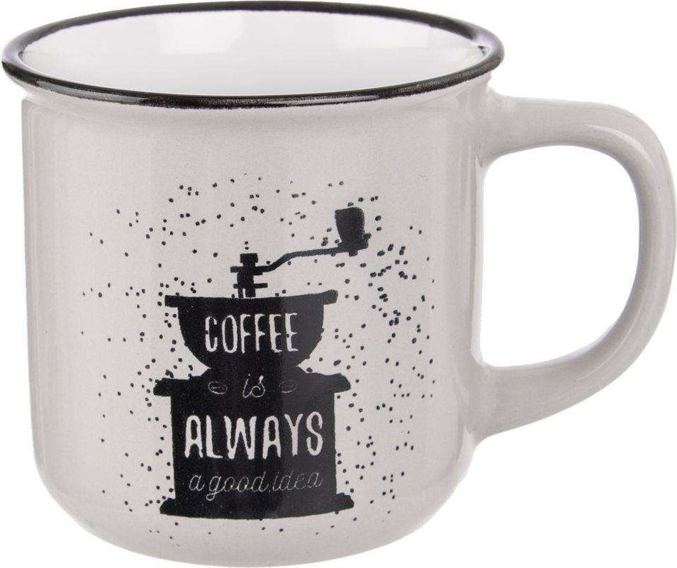 Orion Kubek ceramiczny z uchem do kawy herbaty 370 ml () - 55015-uniw