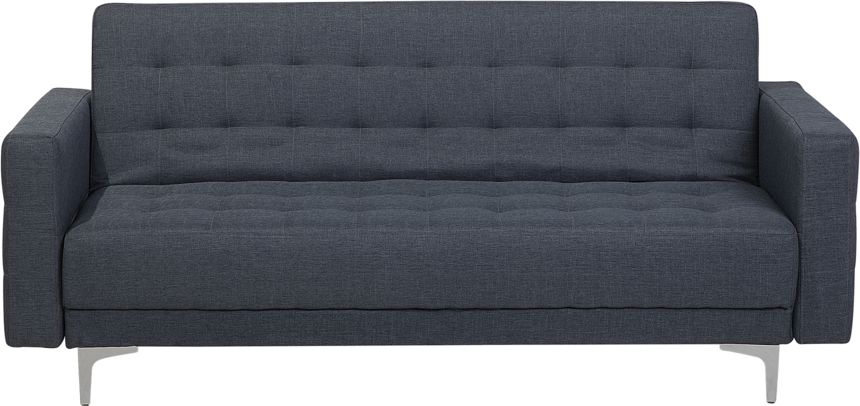 Beliani Sofa rozkładana ciemnoszara ABERDEEN