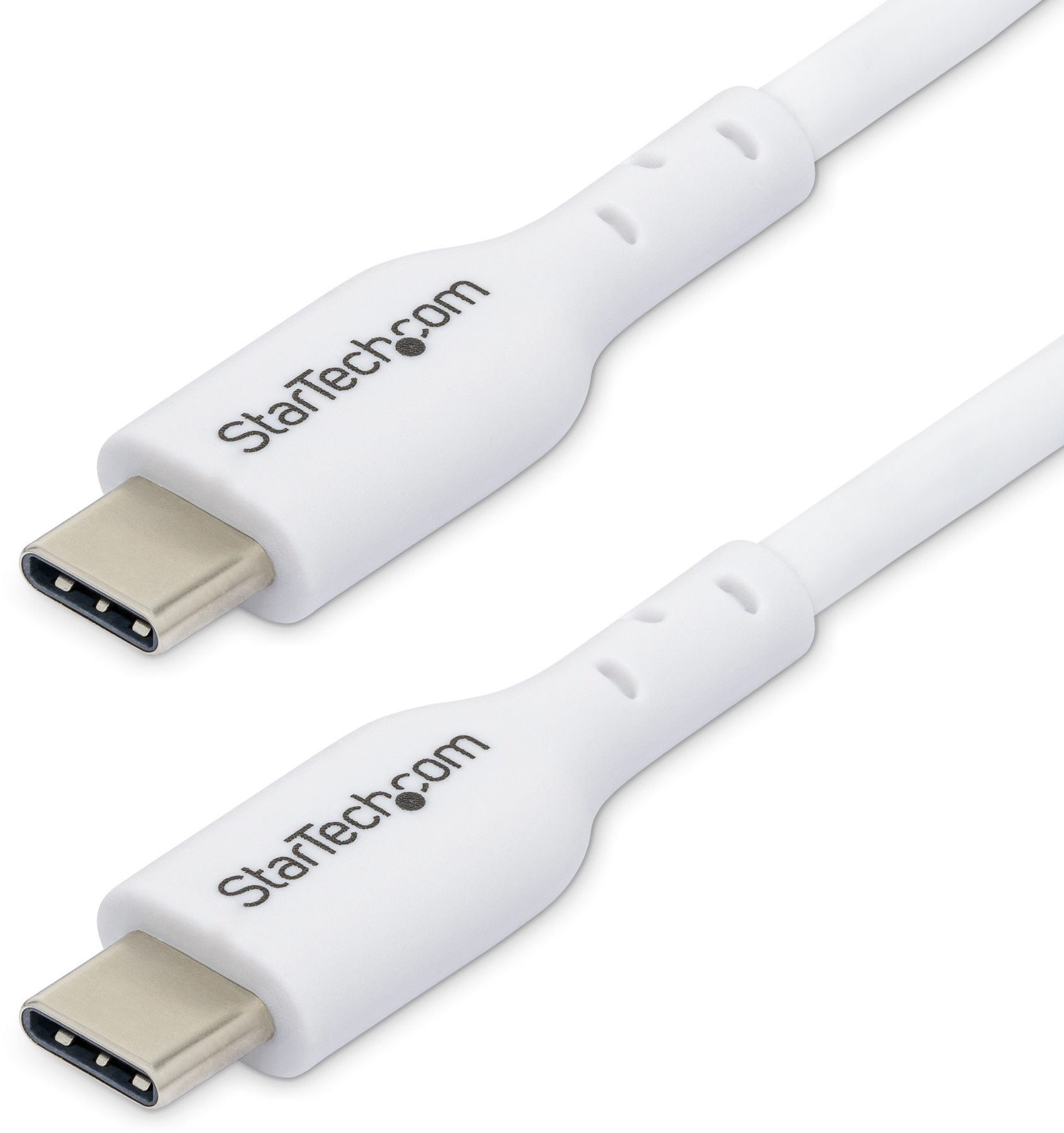 Kabel USB StarTech USB-C - USB-C 1 m Biały (USB2CC1MNCWHE)