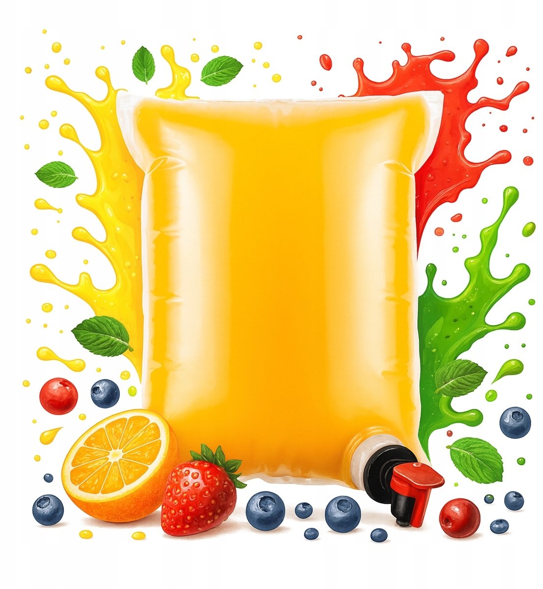 WOREK 5L Z KRANEM NA SOK WINO SYROP BAG IN BOX WORKI NA SOKI