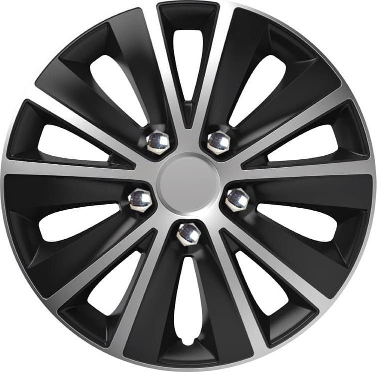 Kołpak Versaco 10060 Kołpak Rapide NC 16 cali Silver&Black (czarno-srebrny) ze śrubami chrom