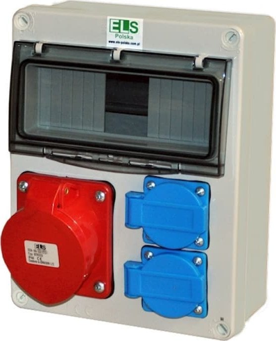 ELS Elektrotechnika Zestaw zasilający MIKO-8M 16A/5P + 2x230V IP44 E901308115