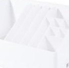 Przybornik na kosmetyki Duet biały