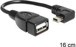 Adapter USB Delock miniUSB - USB Czarny (83245)