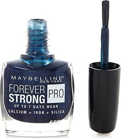 Maybelline Maybelline, Forever Strong Super Stay 7 Days, Nail Polish, Nr. 650, Midnight Blue, 10 ml For Women