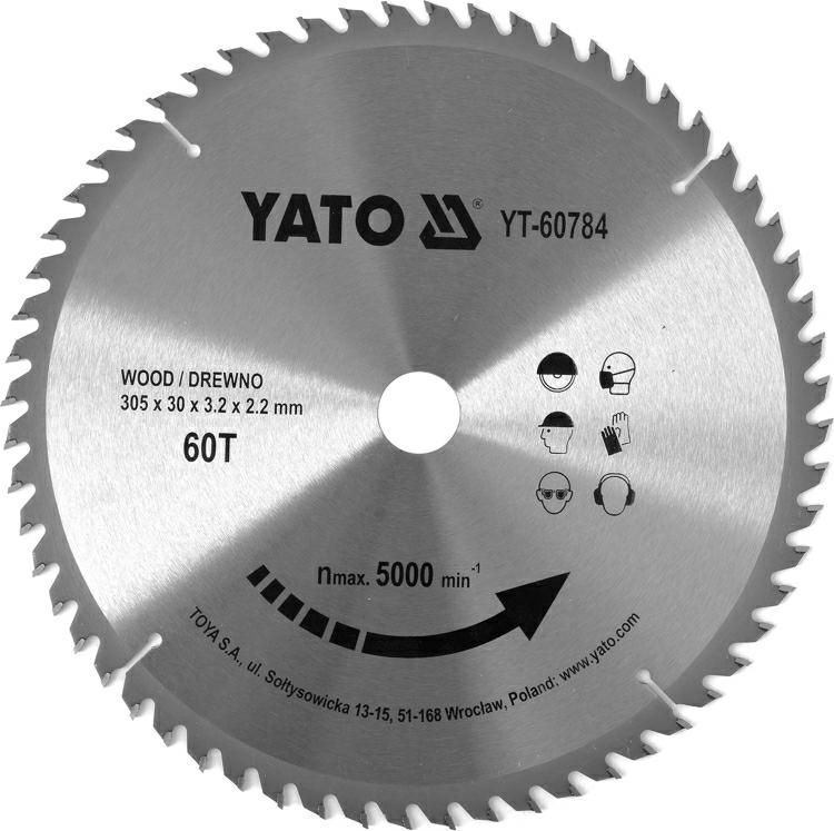 Yato YATO PIŁA TARCZ.WID. 305*60*30 60784 YT-60784