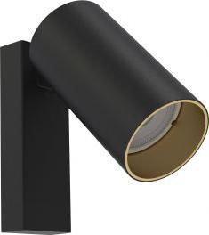 Kinkiet Nowodvorski Minimalistyczna lampa ścienna Mono 7764 ruchoma czarna do holu