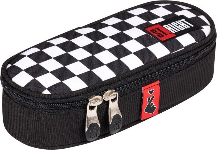 Piórnik St.Majewski Piórnik saszetka sztywna Krata K-pop Chain PC-01