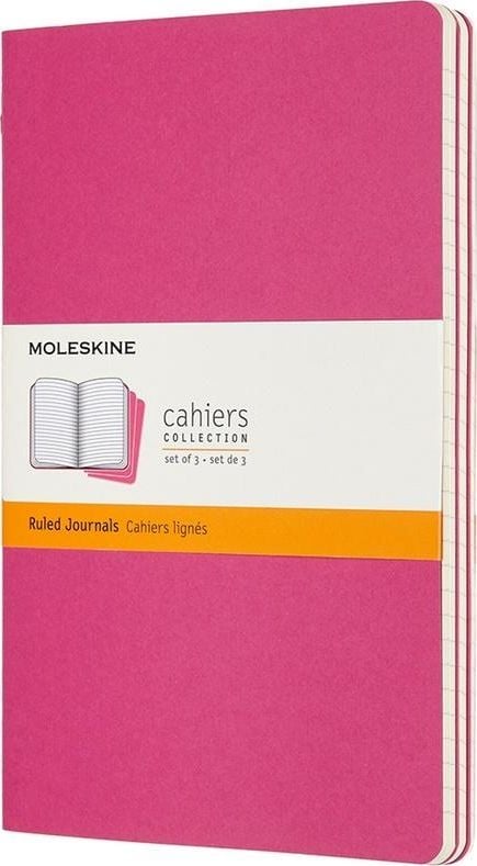 Moleskine Zestaw 3 zeszytów Cahier Journals 13x21 gładki
