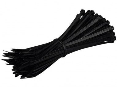 Opaska kablowa, trytki UV 2,5x200mm 100 szt